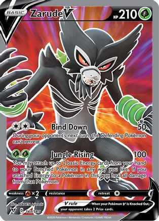 Zarude V (Full Art) 167 - Holofoil - Ultra Rare