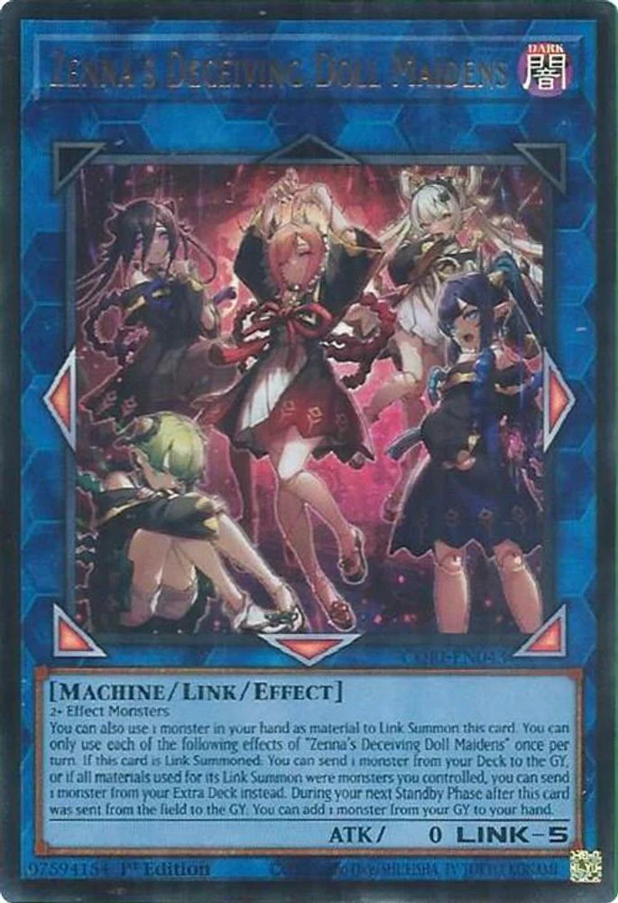 Zenna's Deceiving Doll Maidens (CORI-EN043) - Ultra Rare