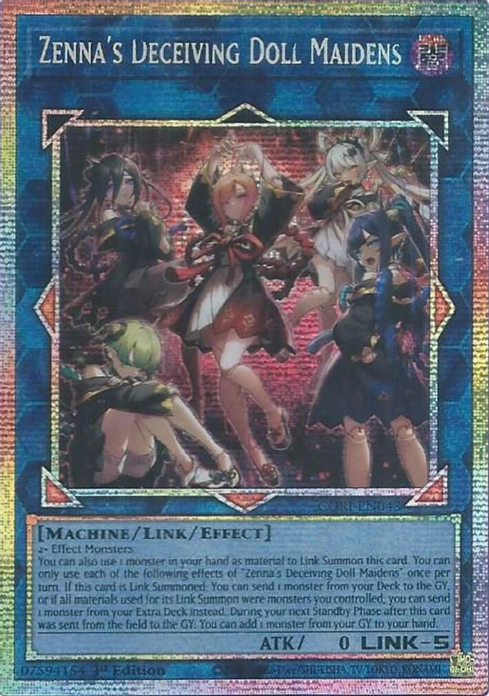 Zenna's Deceiving Doll Maidens (Starlight Rare) (CORI-EN043) - Starlight Rare