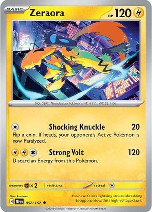 Zeraora 057  - Uncommon