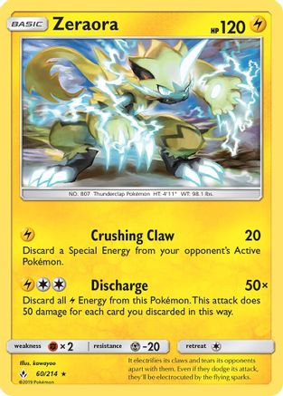Zeraora 060/214 - Rare