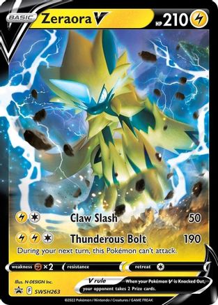 Zeraora V SWSH263 - Holofoil - Promo