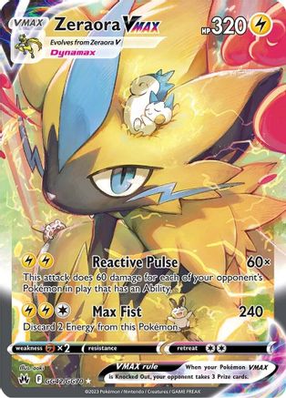 Zeraora VMAX GG42 - Holofoil - Ultra Rare
