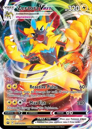 Zeraora VMAX SWSH264 - Holofoil - Promo