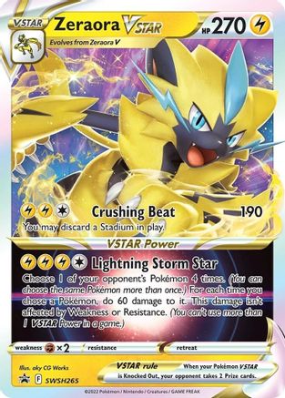Zeraora VSTAR SWSH265 - Holofoil - Promo