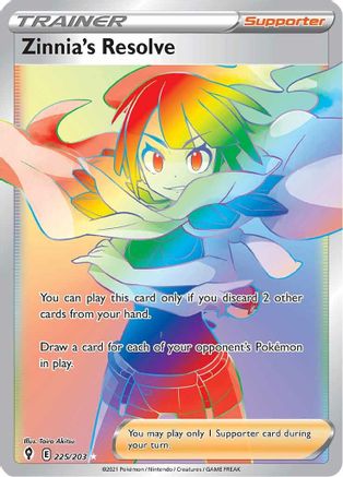 Zinnia's Resolve (Secret) 225 - Holofoil - Secret Rare