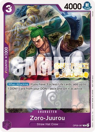 Zoro-Juurou (Judge Pack Vol. 3) (OP05-067) - Rare