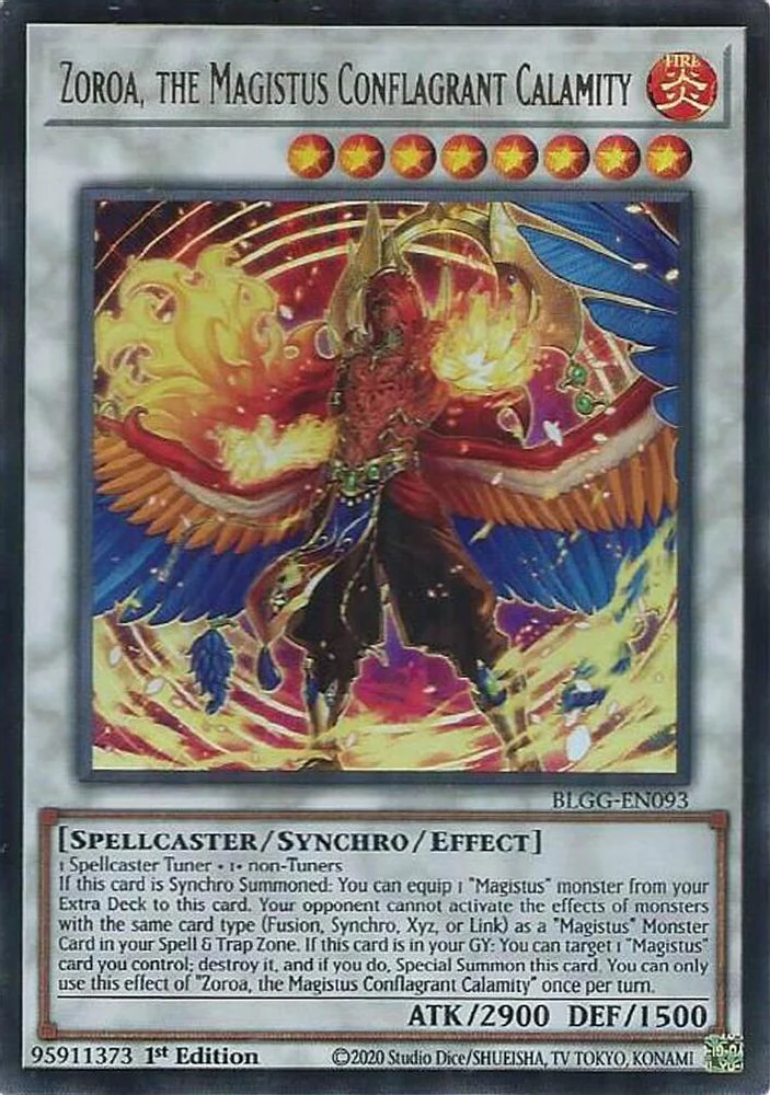 Zoroa, the Magistus Conflagrant Calamity (BLGG-EN093) - Ultra Rare