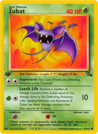 Zubat 057 - 1st Edition - Common