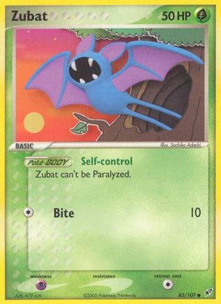 Zubat 083 - Reverse Holofoil - Common